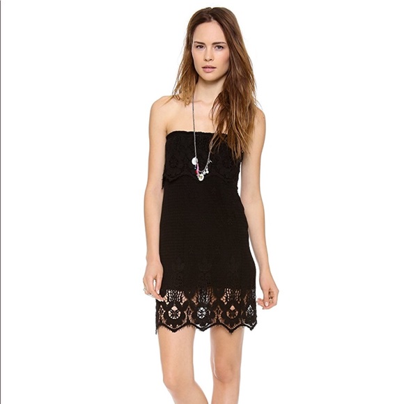 black cha cha mini dress